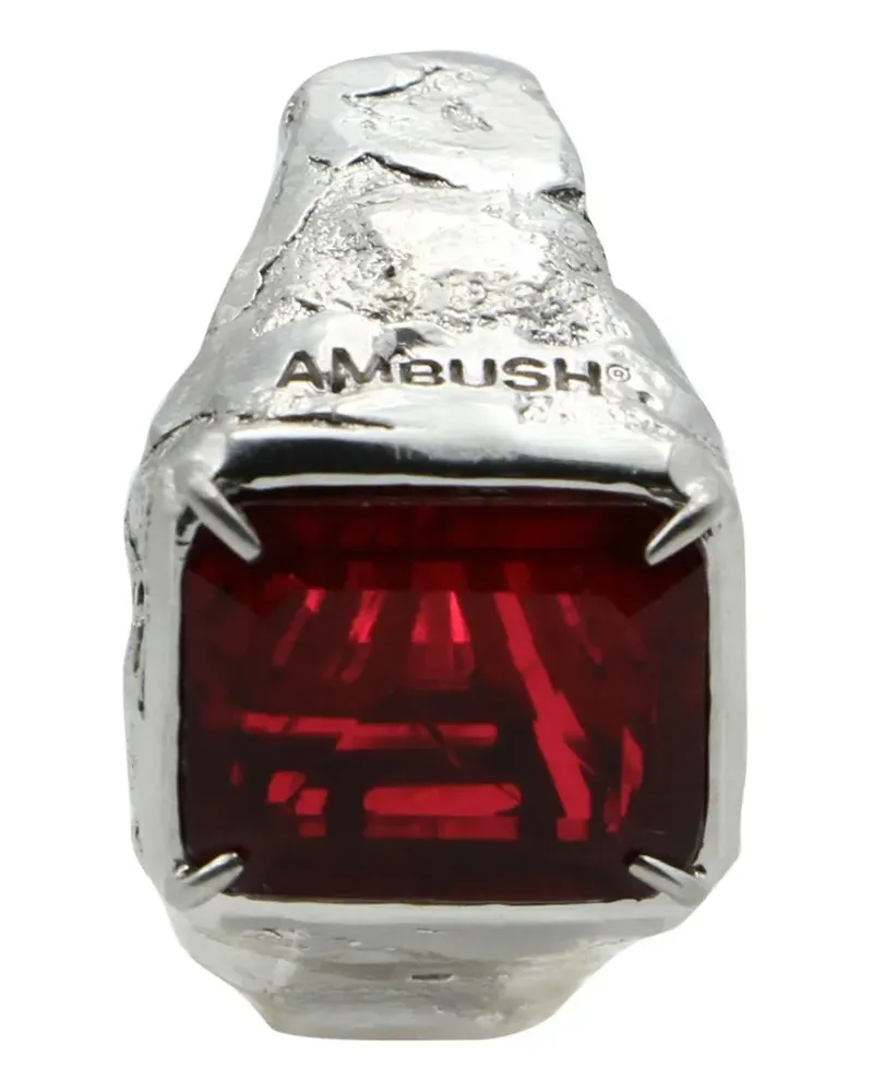 AMBUSH Ohrring mit Kristallen - Silber Silber