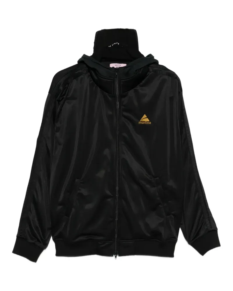 Martine Rose Kapuzenjacke mit Baseballkappe - Schwarz Schwarz