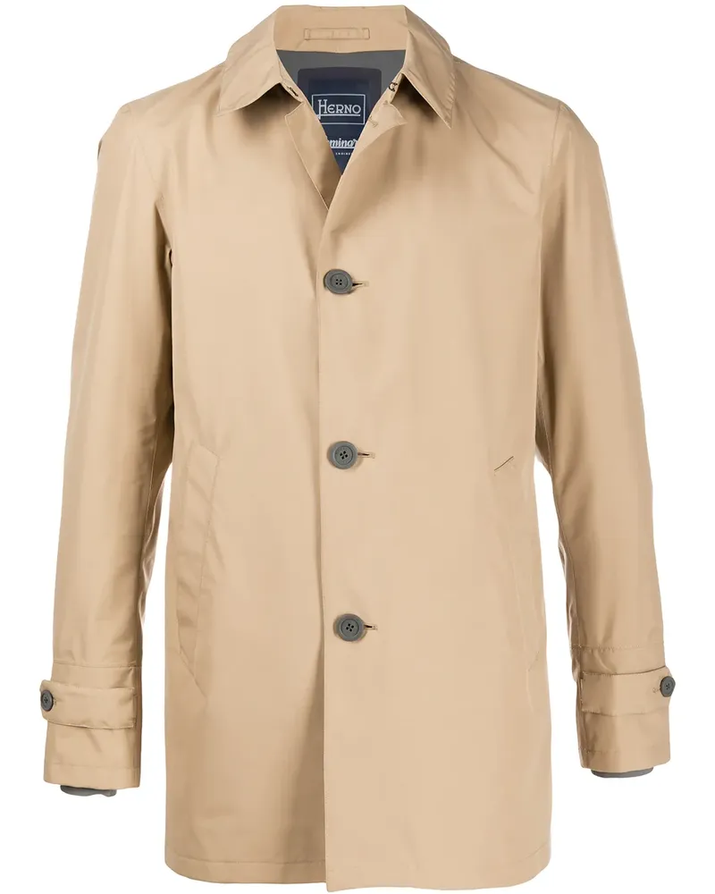 Herno Beschichteter Trenchcoat - Nude Nude