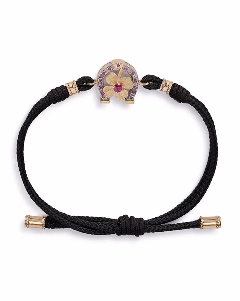 Dolce & Gabbana Good Luck Armband mit Anhänger - Weiß Weiß