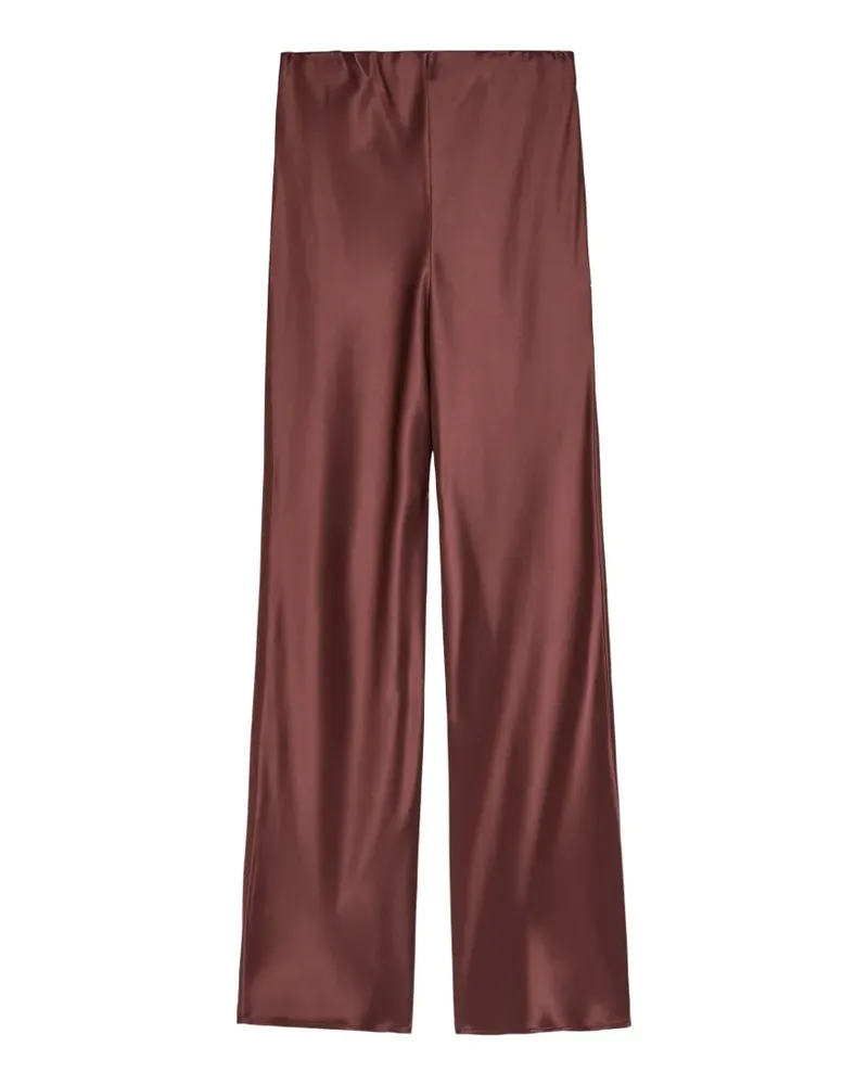 Shona Joy Savanna satin-finish trousers - Braun Braun