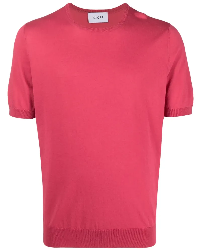 D4.0 Pullover mit kurzen Ärmeln - Rosa Rosa