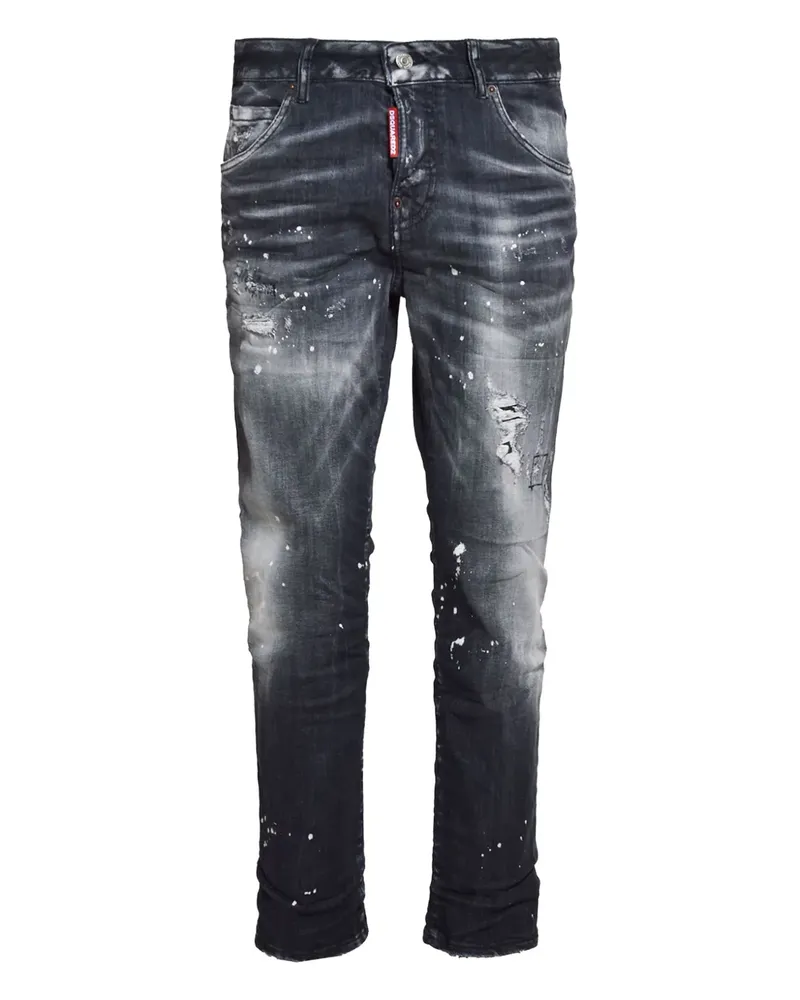 Dsquared2 Black Rocky Mountains Jeans - Schwarz Schwarz