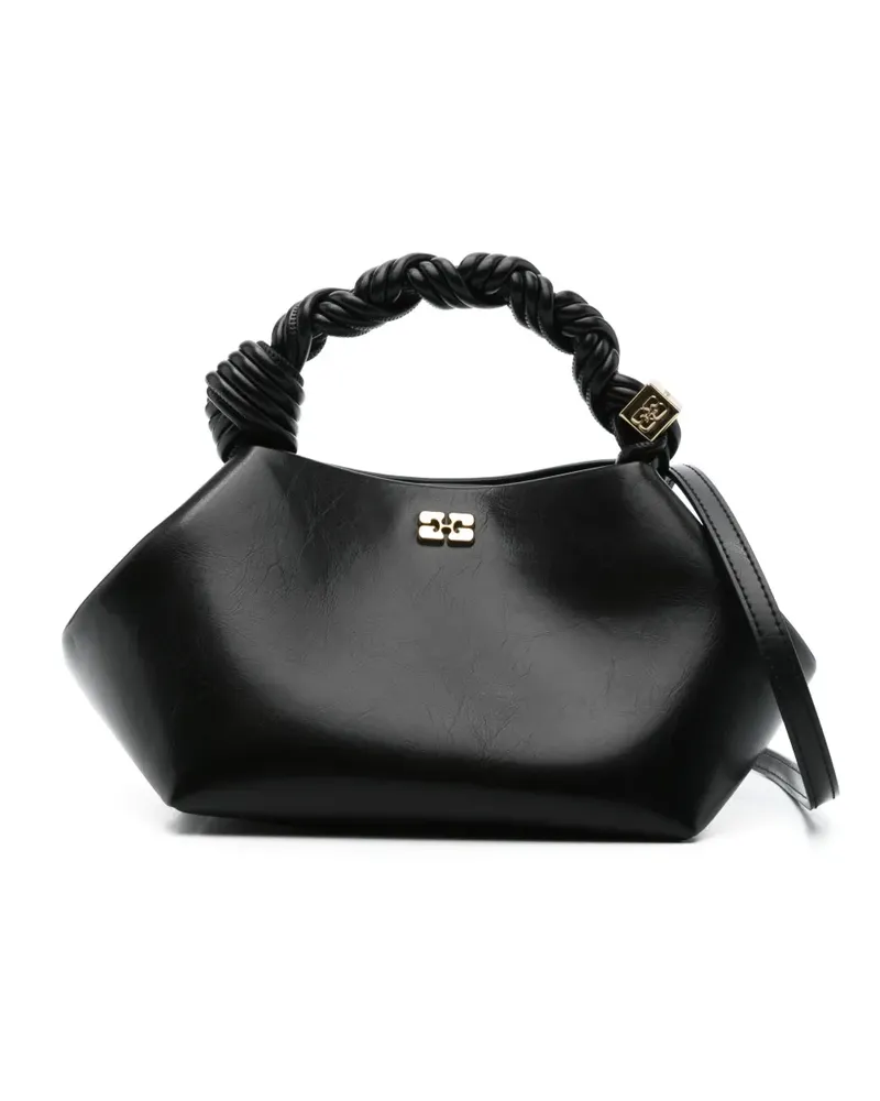 Ganni Kleine Bou Handtasche - Schwarz Schwarz