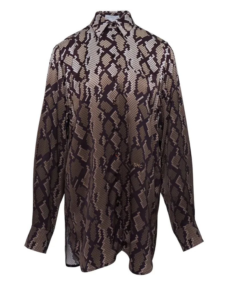 Stella McCartney snake-print shirt - Braun Braun