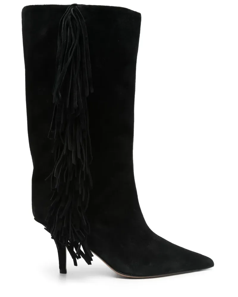 Paris Texas Jessie Stiefel 75mm - Schwarz Schwarz