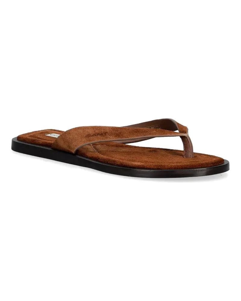 Gant suede flip-flops - Braun Braun