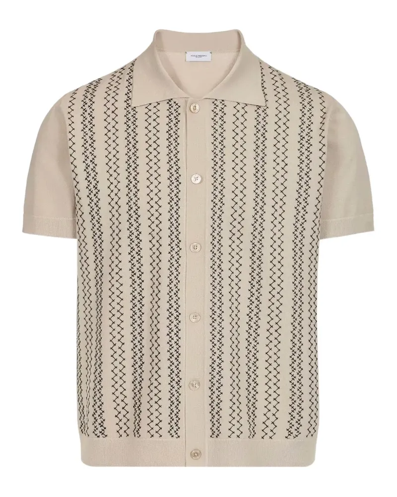 Paolo Pecora Milano cotton shirt - Nude Nude