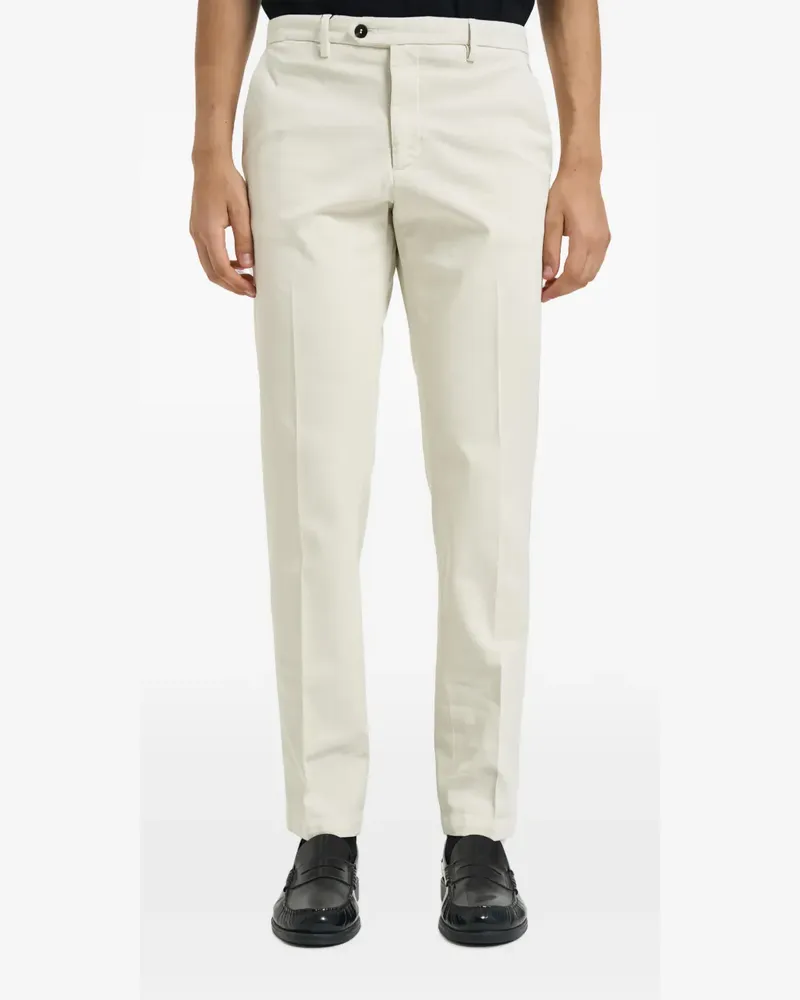 Briglia 1949 Naviglio pressed-crease tailored trousers - Nude Nude