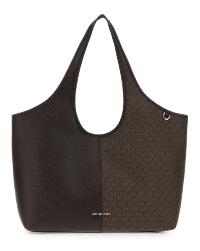 Michael Kors large Henly logo tote bag - Braun Braun