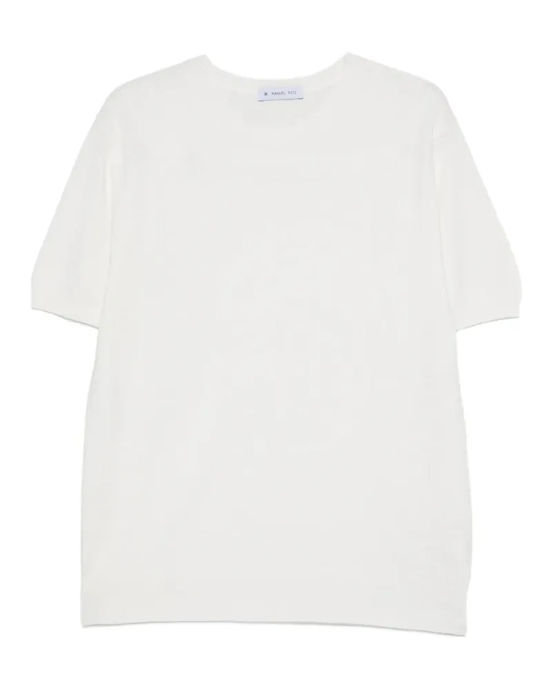 Manuel Ritz Klassisches T-Shirt - Weiß Weiß