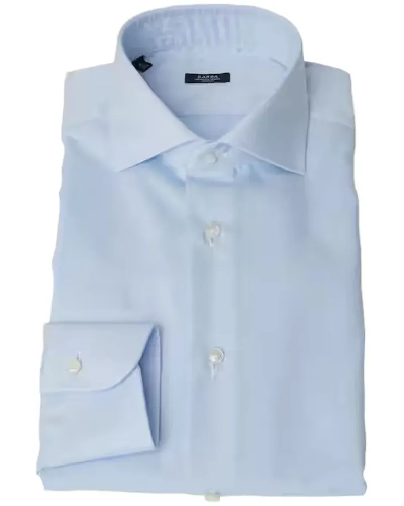 BARBA Klassisches Hemd - Blau Blau