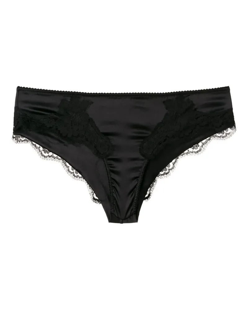 Dolce & Gabbana Slip aus Spitze - Schwarz Schwarz