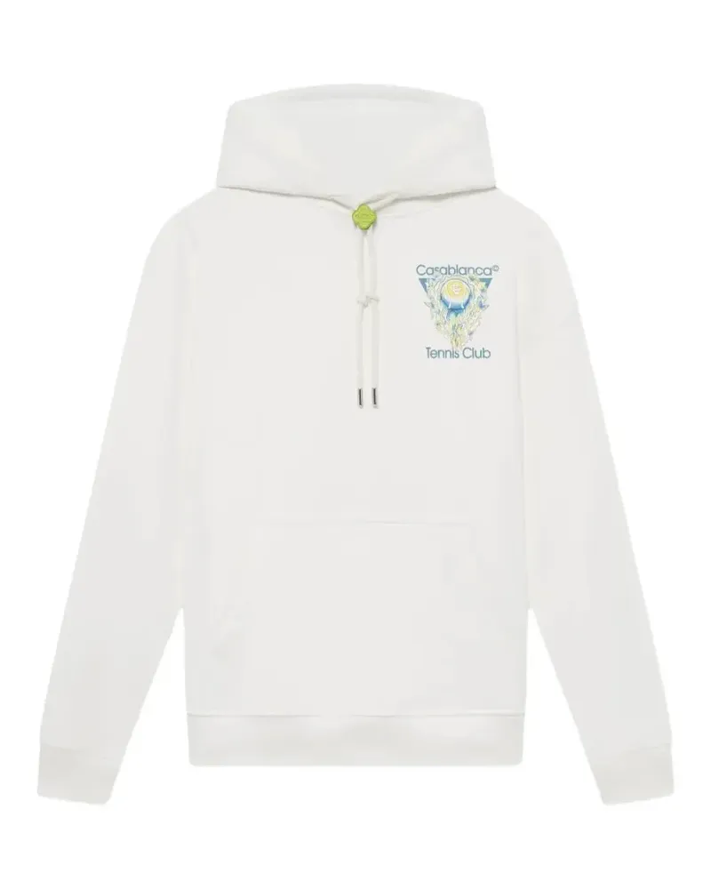 Casablanca Paris Icon Tennis Club hoodie - Weiß Weiß