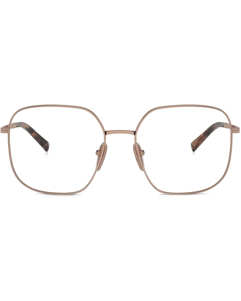 Prada Brille mit eckigem Gestell - Gold Gold