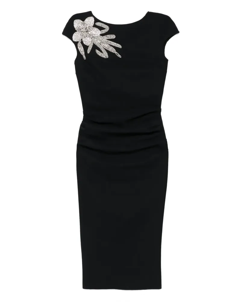 Chiara Boni Verziertes Midikleid - Schwarz Schwarz