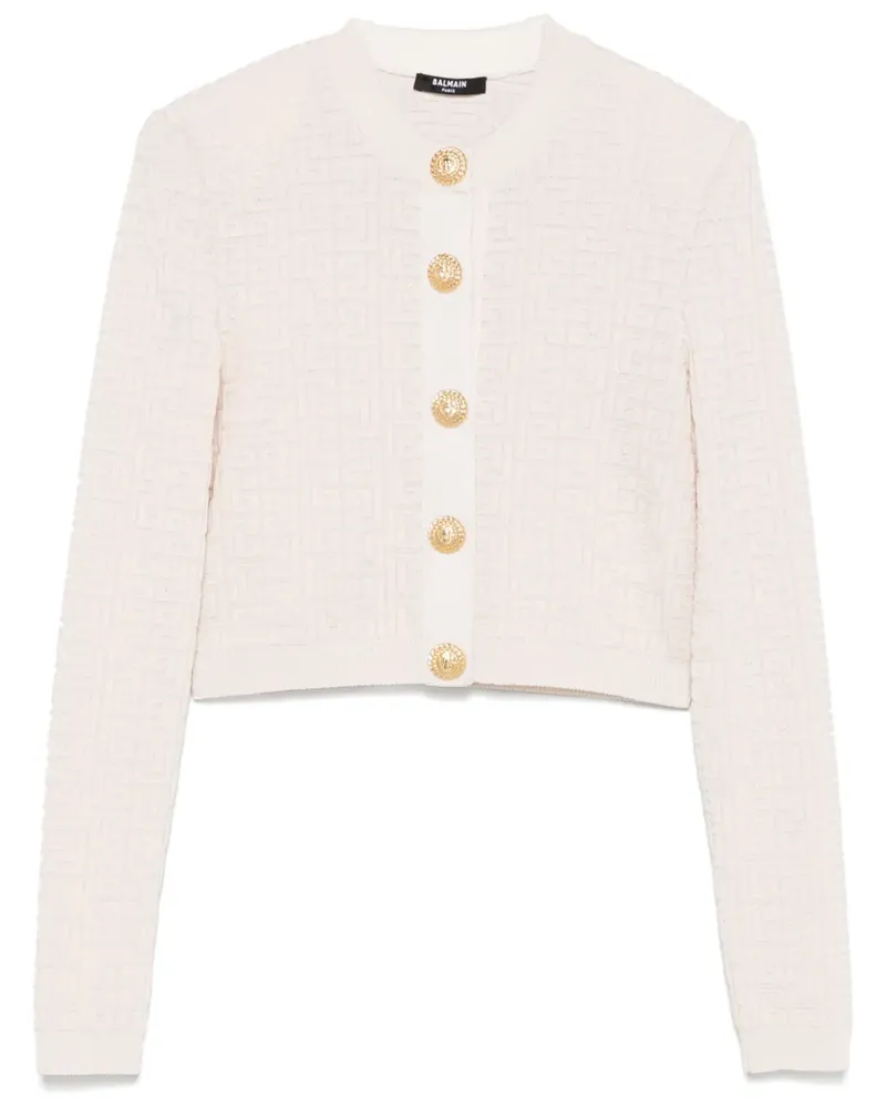 Balmain PB Labyrinth Cardigan - Rosa Rosa