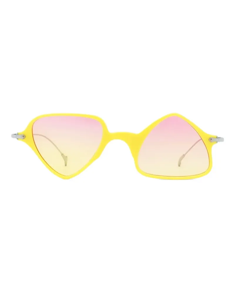 Eyepetizer Twiggy Sonnenbrille mit geometrischem Gestell - Gelb Gelb