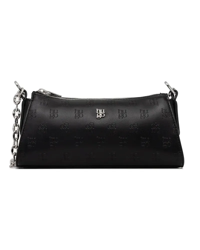 HUGO BOSS Schultertasche mit Logo - Schwarz Schwarz