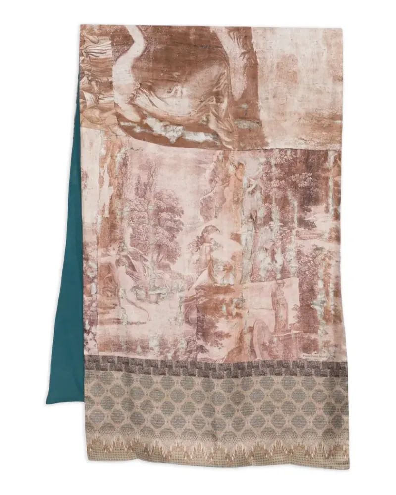 Pierre-Louis Mascia Schal mit grafischem Print - Nude Nude