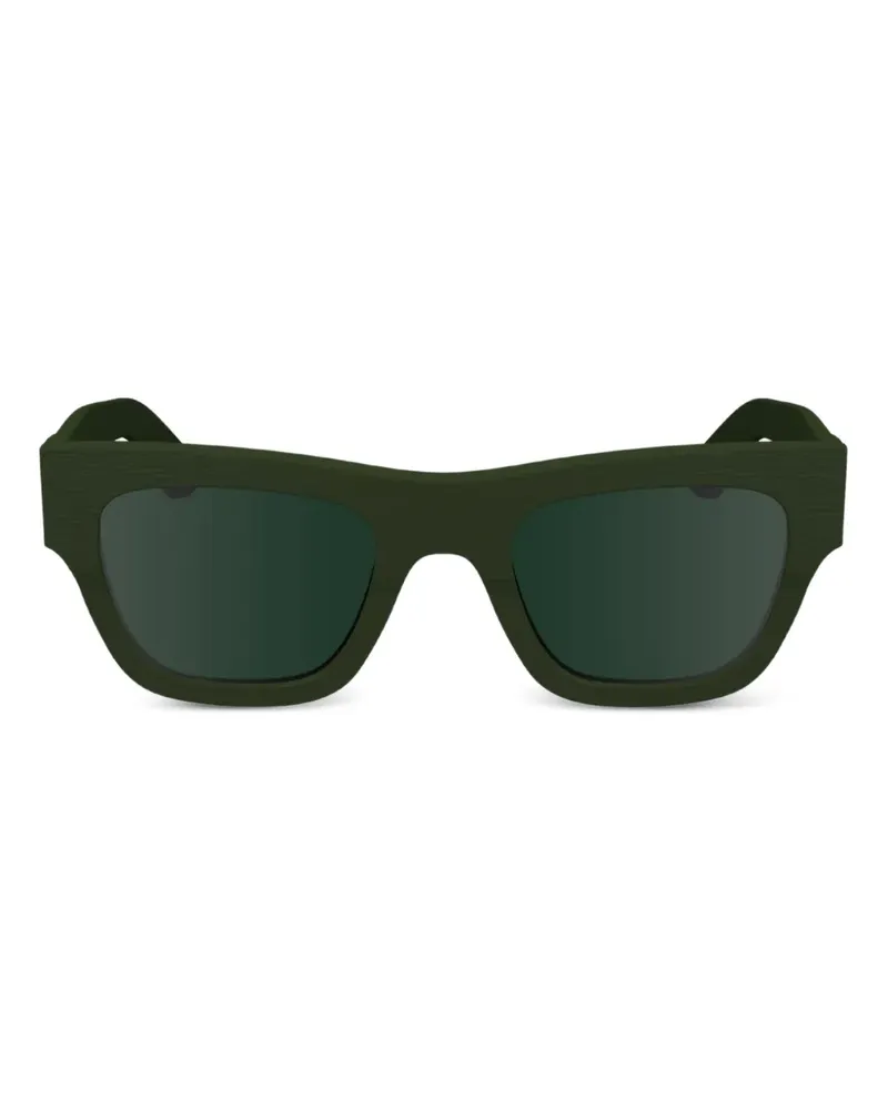 Calvin Klein Sonnenbrille mit eckigem Gestell - Grün Grün