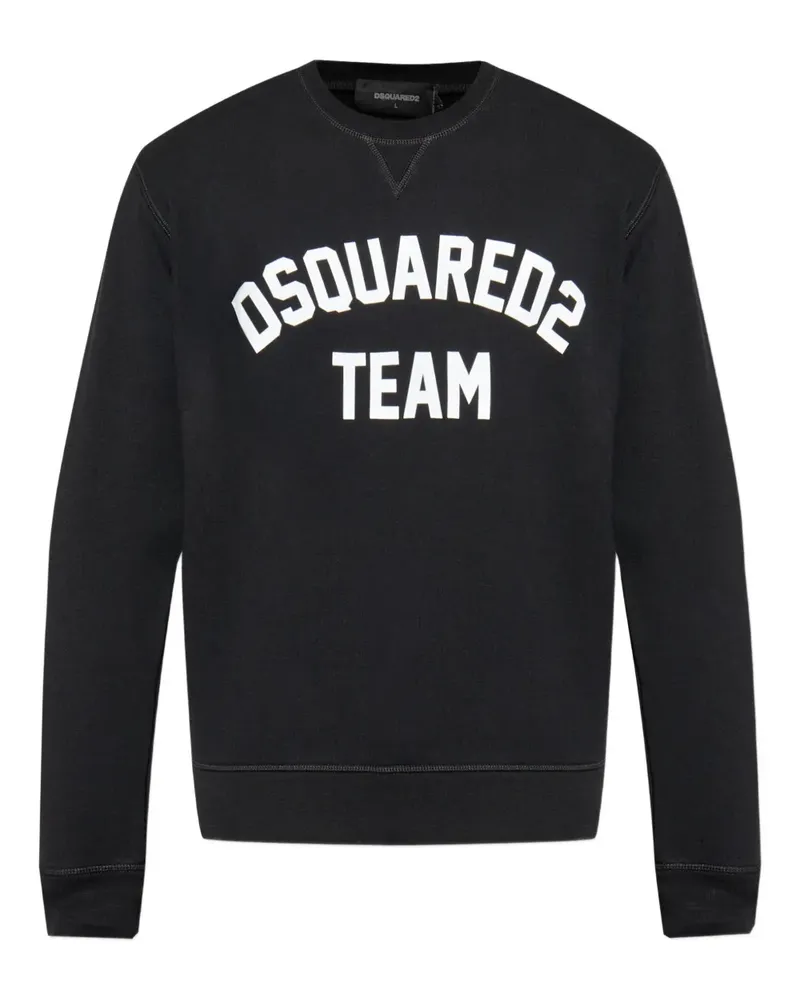 Dsquared2 Sweatshirt mit Logo-Print - Schwarz Schwarz