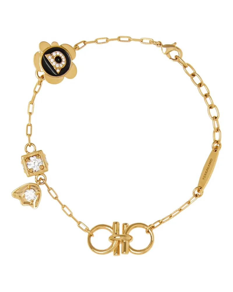 Ferragamo gancini charm bracelet - Gold Gold