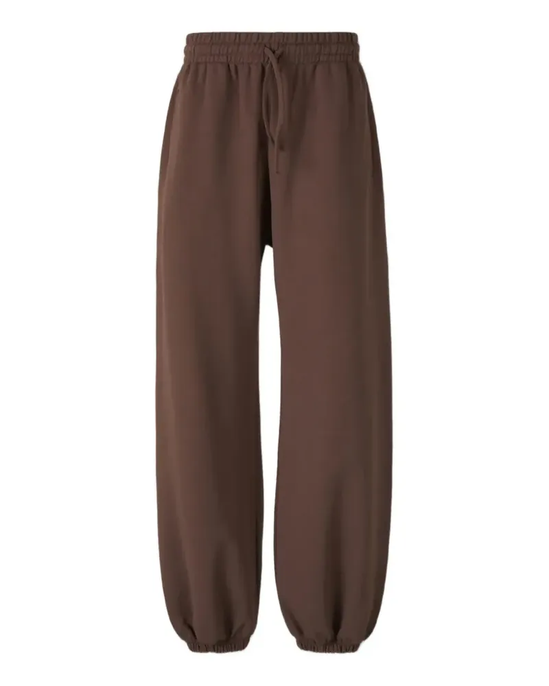 Palm Angels Brushed Palm Tree sweatpants - Braun Braun