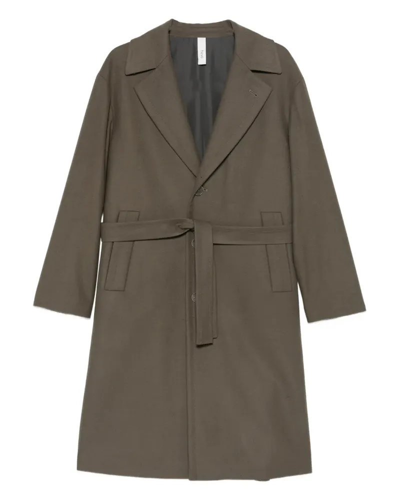 Hevò Ostuni Mantel mit Gürtel - Grau Grau