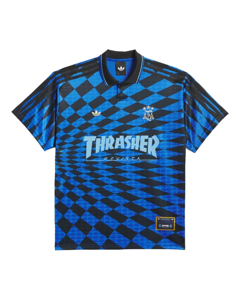 adidas x Thrasher Argentina T-Shirt - Schwarz Schwarz