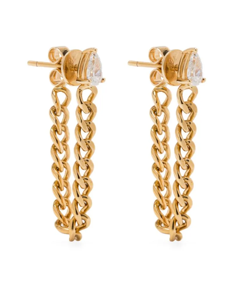 ANITA KO 18KT yellow gold diamond earrings Gold