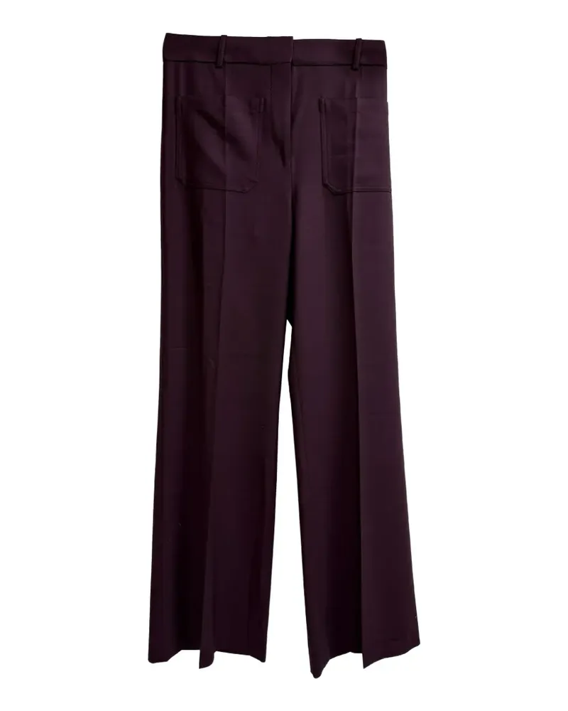 Victoria Beckham Alina high-rise trousers - Rot Rot