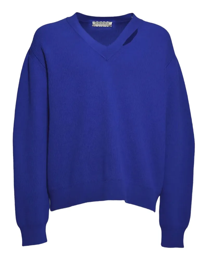 PAURA Pullover mit V-Ausschnitt - Blau Blau