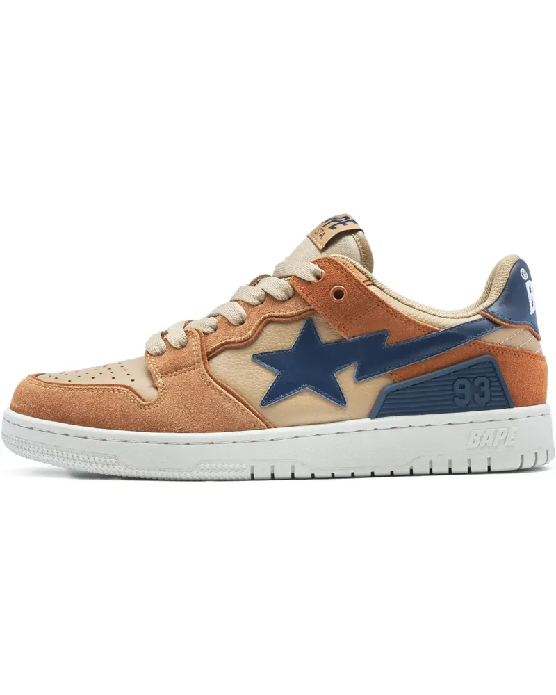 BAPE Sneakers mit Stern-Patch - Braun Braun