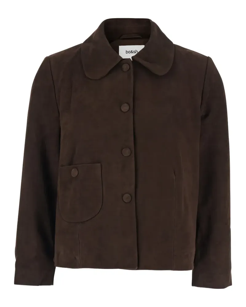 ba&sh Milas button pocket jacket - Braun Braun