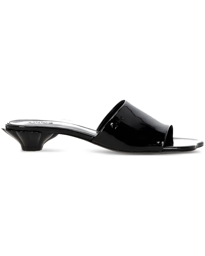 Chloé Klassische Mules - Schwarz Schwarz