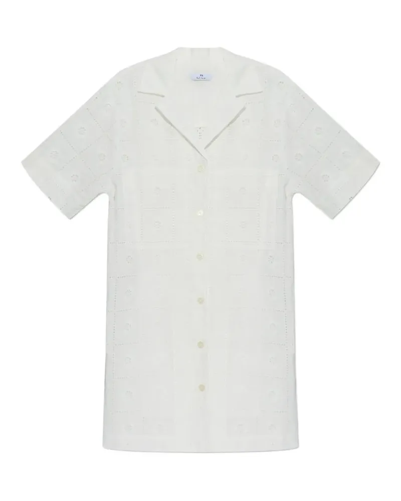 Paul Smith button-up mini dress - Weiß Weiß