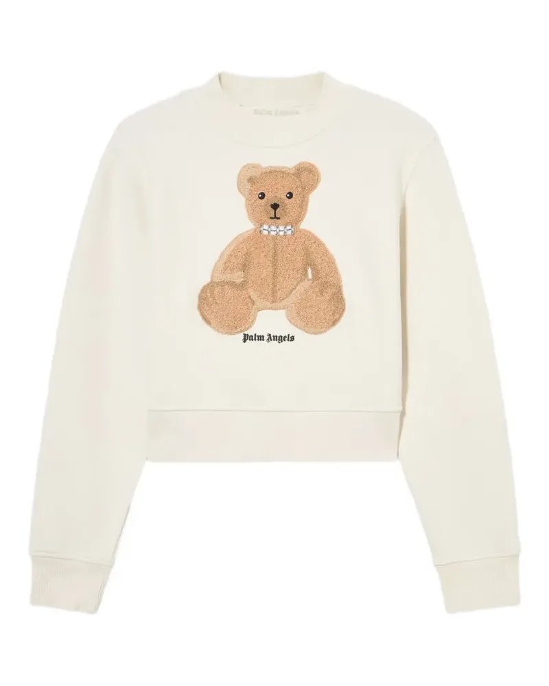Palm Angels bear fitted sweatshirt - Nude Nude