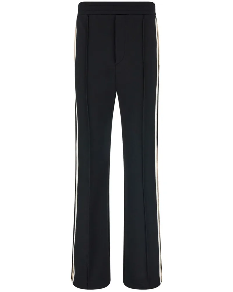 Ferragamo Jogginghose mit Logo-Stickerei - Schwarz Schwarz