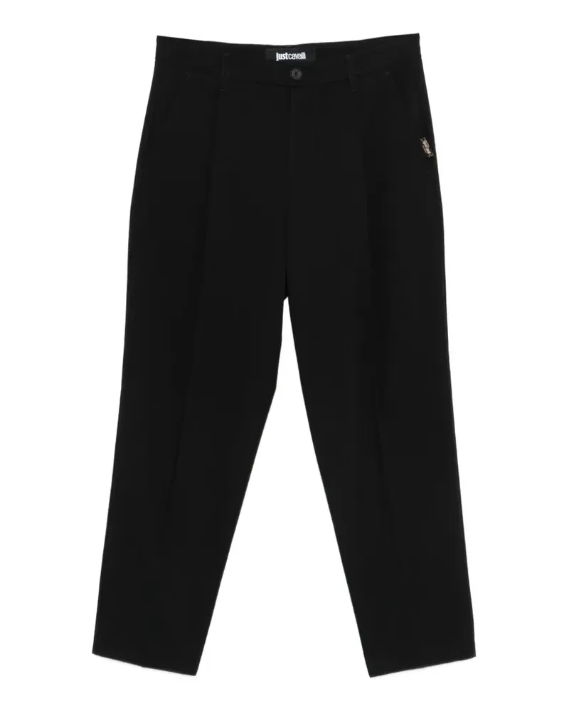 Just Cavalli Hose mit Logo - Schwarz Schwarz