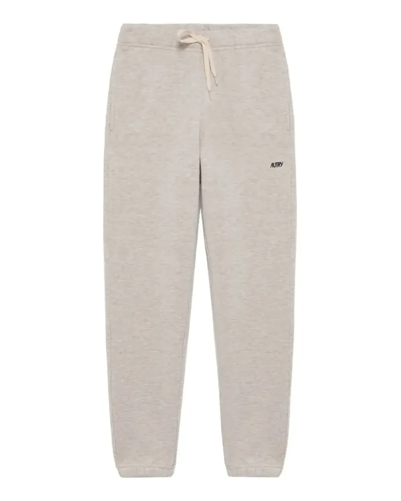 AUTRY logo-embroidered drawstring track pants - Nude Nude