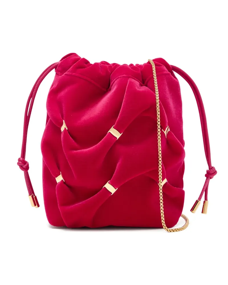 Ferragamo Varini Umhängetasche mit Kordelzug - Rosa Rosa