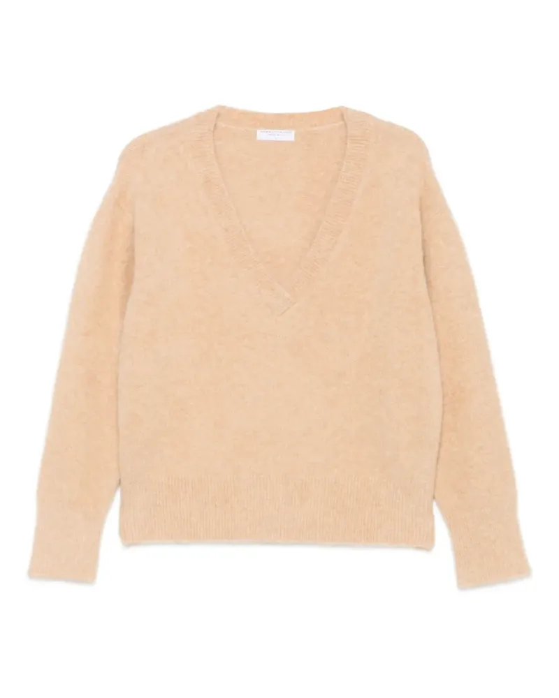 Majestic Pullover mit V-Ausschnitt - Nude Nude