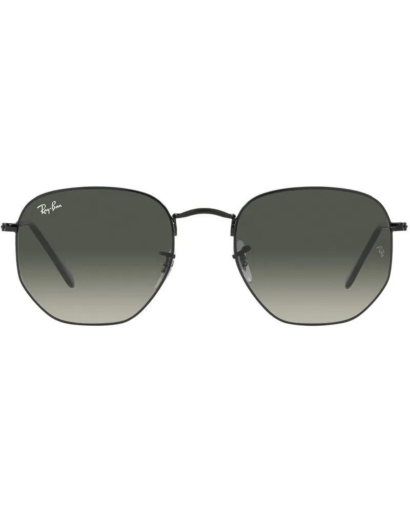 Ray Ban Oversized-Sonnenbrille mit Logo - Schwarz Schwarz