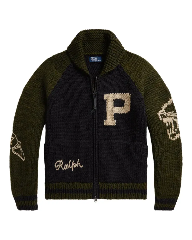 Ralph Lauren Cardigan mit Reißverschluss - Grün Grün