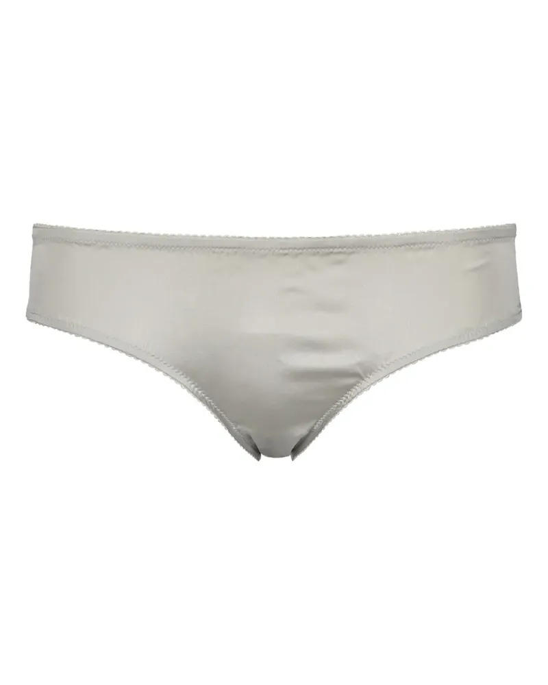 Dolce & Gabbana Slip aus Satin - Grau Grau