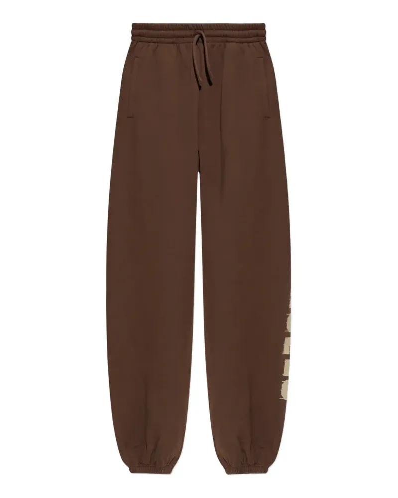 Palm Angels logo-print track pants - Braun Braun