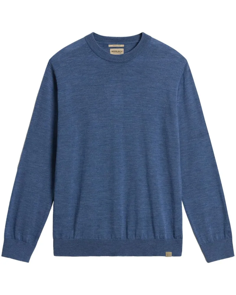 Woolrich Pullover mit Rundhalsausschnitt - Blau Blau