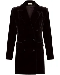 NICHOLAS Kebria Blazer-Minikleid aus Samt Schwarz