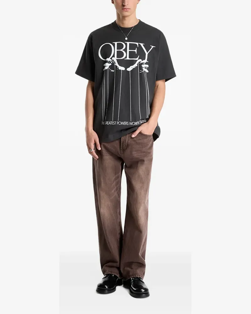 Obey Nelson straight-leg jeans - Braun Braun